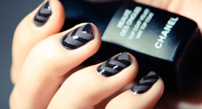 How To: Chevron Nails