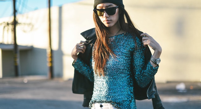 Metallic Knits