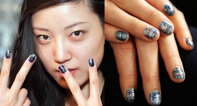 How-To: Oil Slick Nails