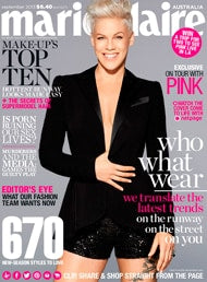 Pink for marie claire