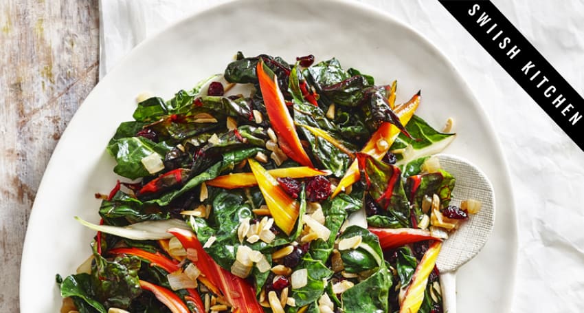 RAINBOW SILVERBEET SALAD