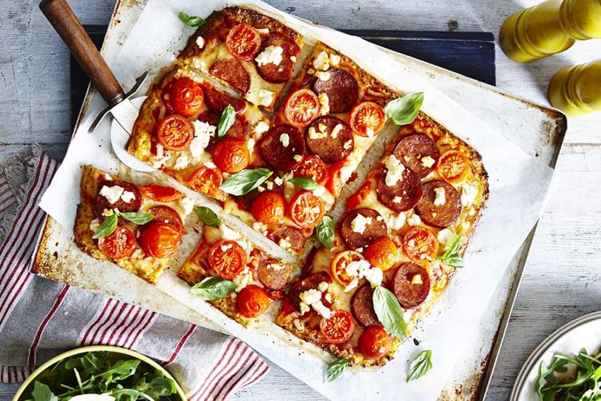 CAULIFLOWER CRUST PIZZA