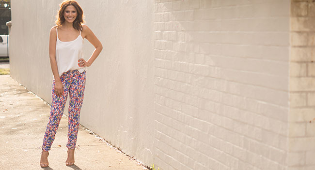 THE FLORAL PANTS
