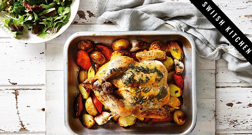 LEMON AND HERB ROAST CHICKEN