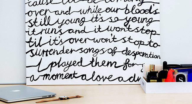 PAINT BY LYRICS