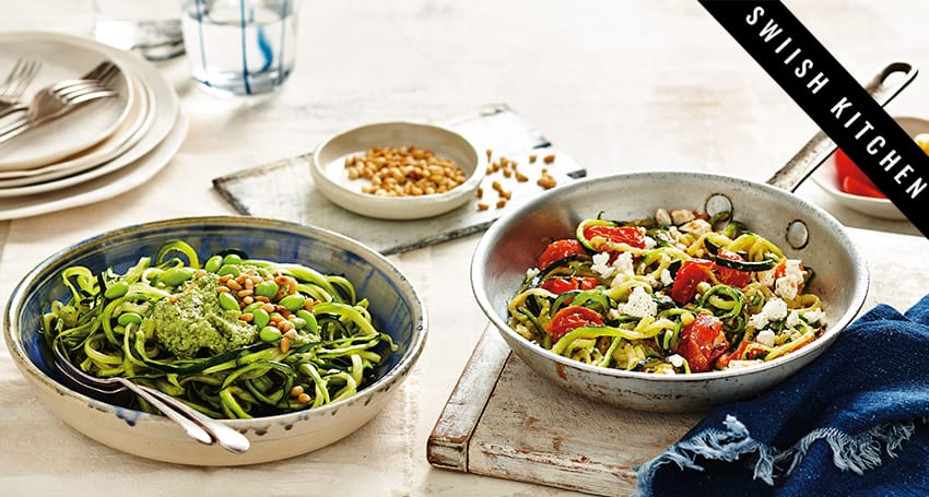 ZUCCHINI NOODLES: 2 WAYS